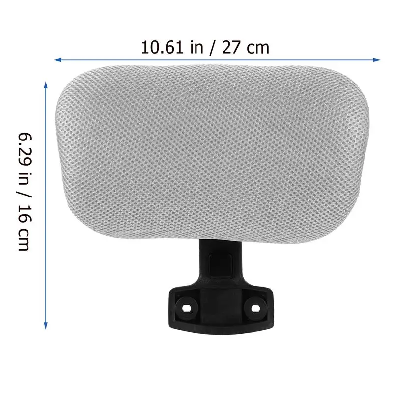 1 Set of Comfortable Computer Chair Head Cushion Height Adjustable Office Chair Headrest Cushion Ergonomic Replacement Pillow