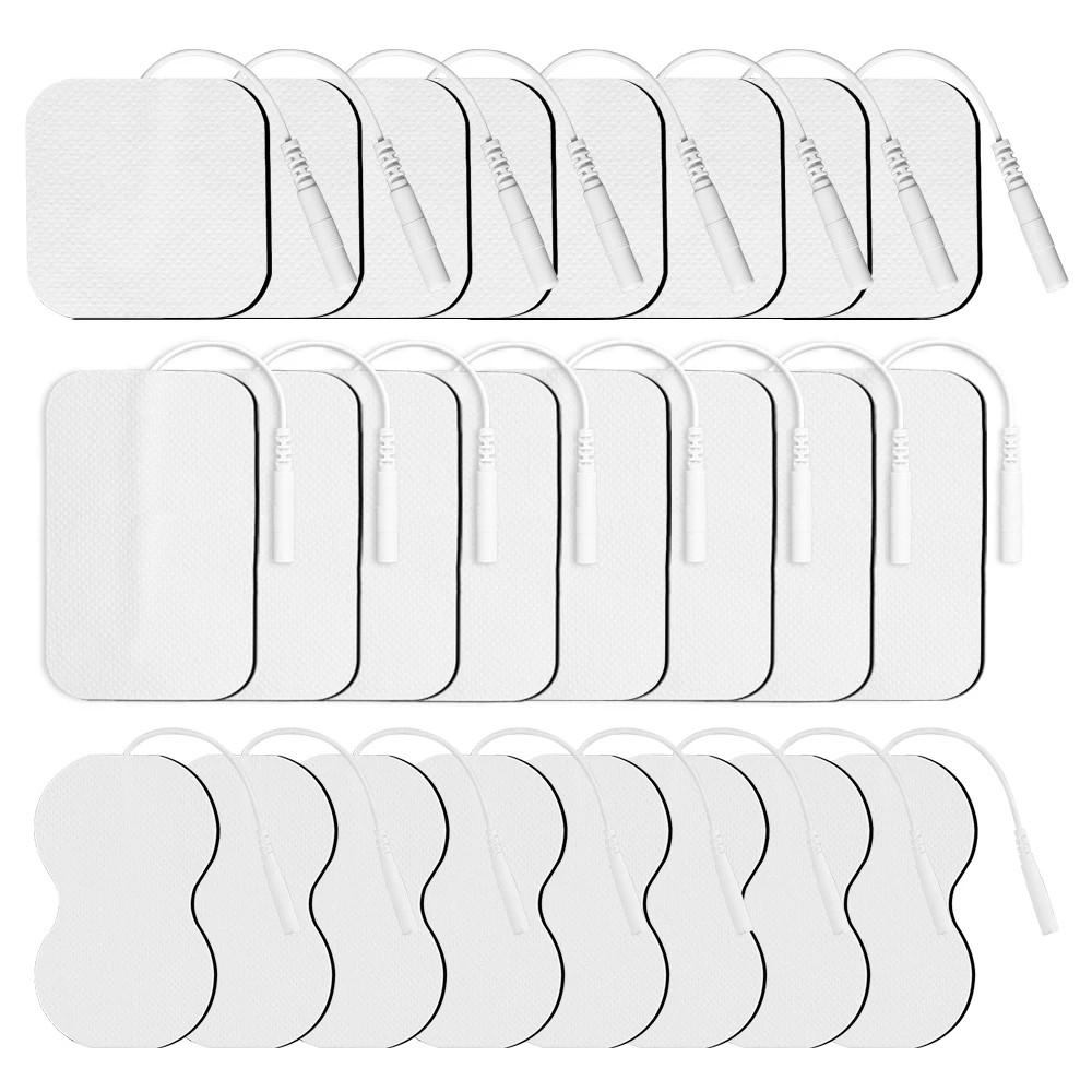 50/100pcs TENS EMS Electrode Pads Gel Patches for Tens Acupuncture Physiotherapy Massager Nerve Muscle Stimulator Reusable Pads