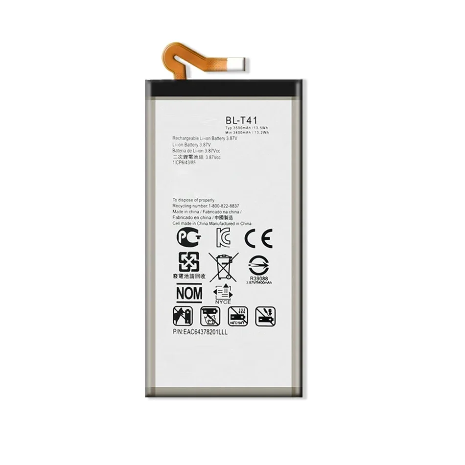 BL-T41 Battery For Lg G8 ThinQ LMG820QM7 LMG820UM1 LM-G820UMB LMG820UM0 LM-G820N Mobile Phone Bateria + Free tool