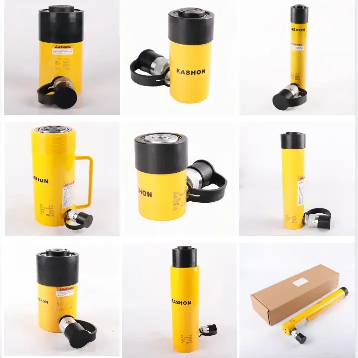5-95Ton Micro Front End Loader Hydraulic Jack Cylinder, 16-362mm Stroke Industrial Lifting Hydraulic Ram Cylinder