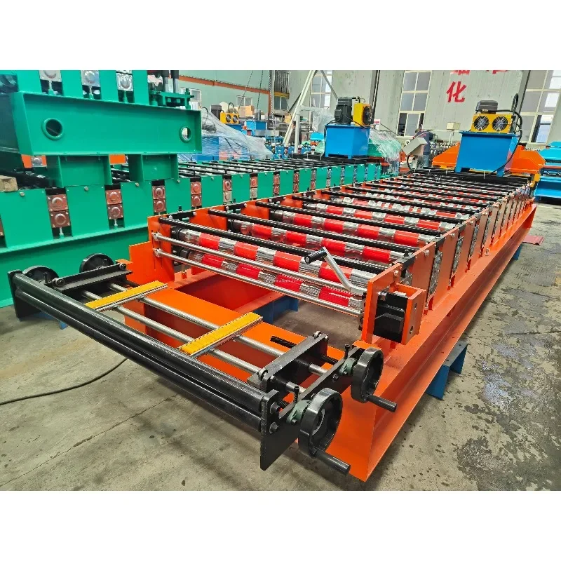 Roof Sheet Making Machine Iron Press Roll Forming Metal Roofing Tile Machinery High Quality Tile Making Machine