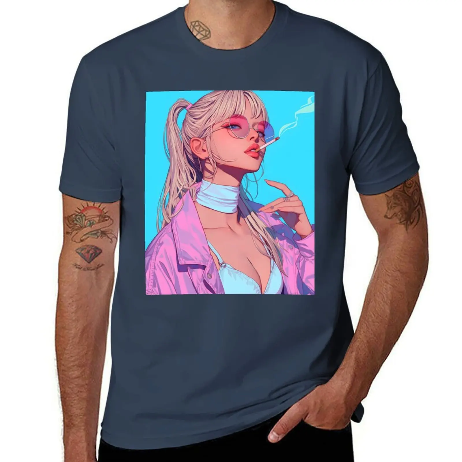 Camiseta The Smoky Mirage para hombre, Camiseta de algodón de alta calidad, paquete de camisetas para hombre, camiseta de marca de lujo de alta calidad