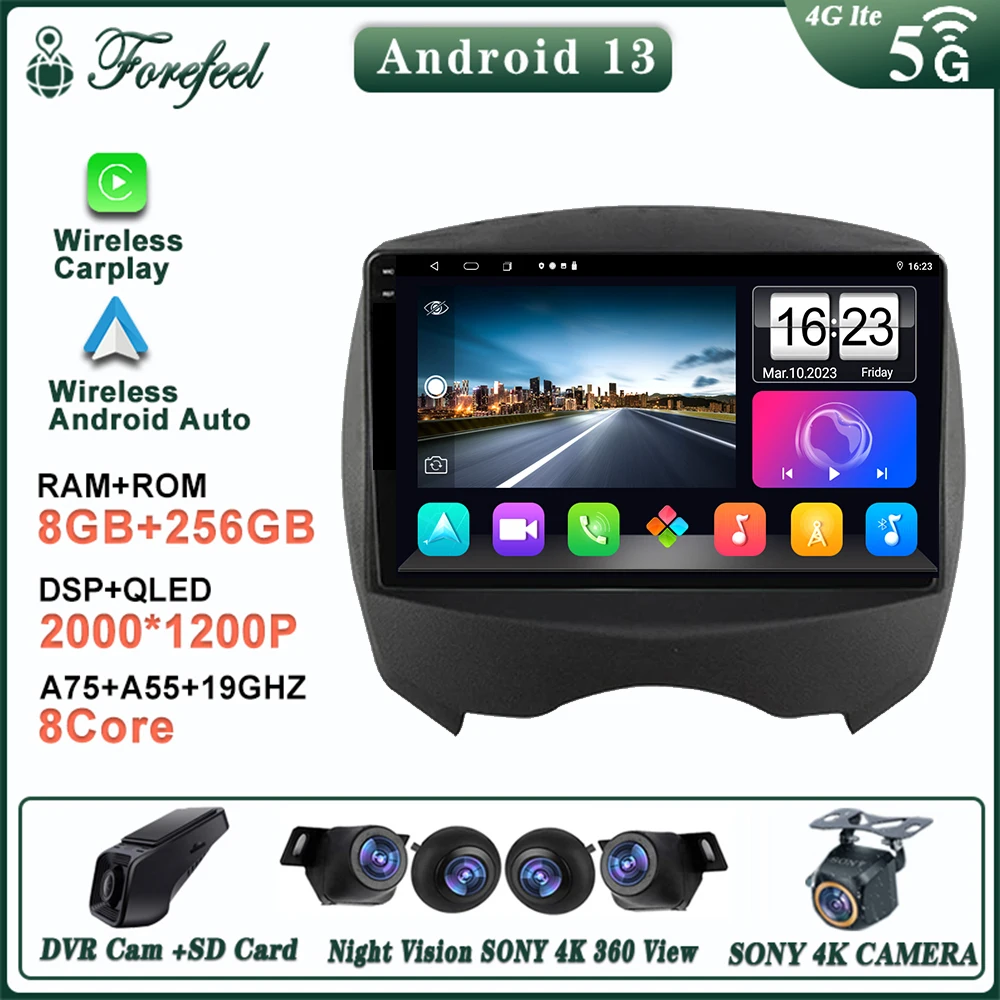 

Android 13 dla BYD F0 2008-2011 Multimedialny samochodowy monitor pojazdu Lettore Video Auto Radio Ekran Nawigacja Radio Carplay Kamera samochodowa