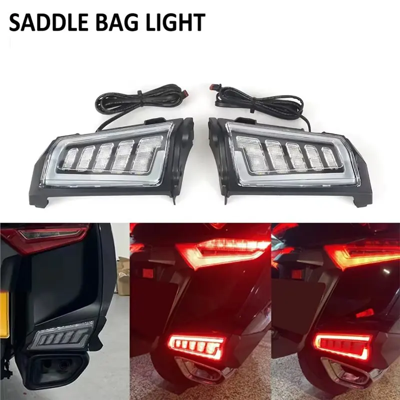Leading-For Honda Goldwing GL1800 2018-2023 LED Turn Signal Light Lamp For Rear Saddlebag