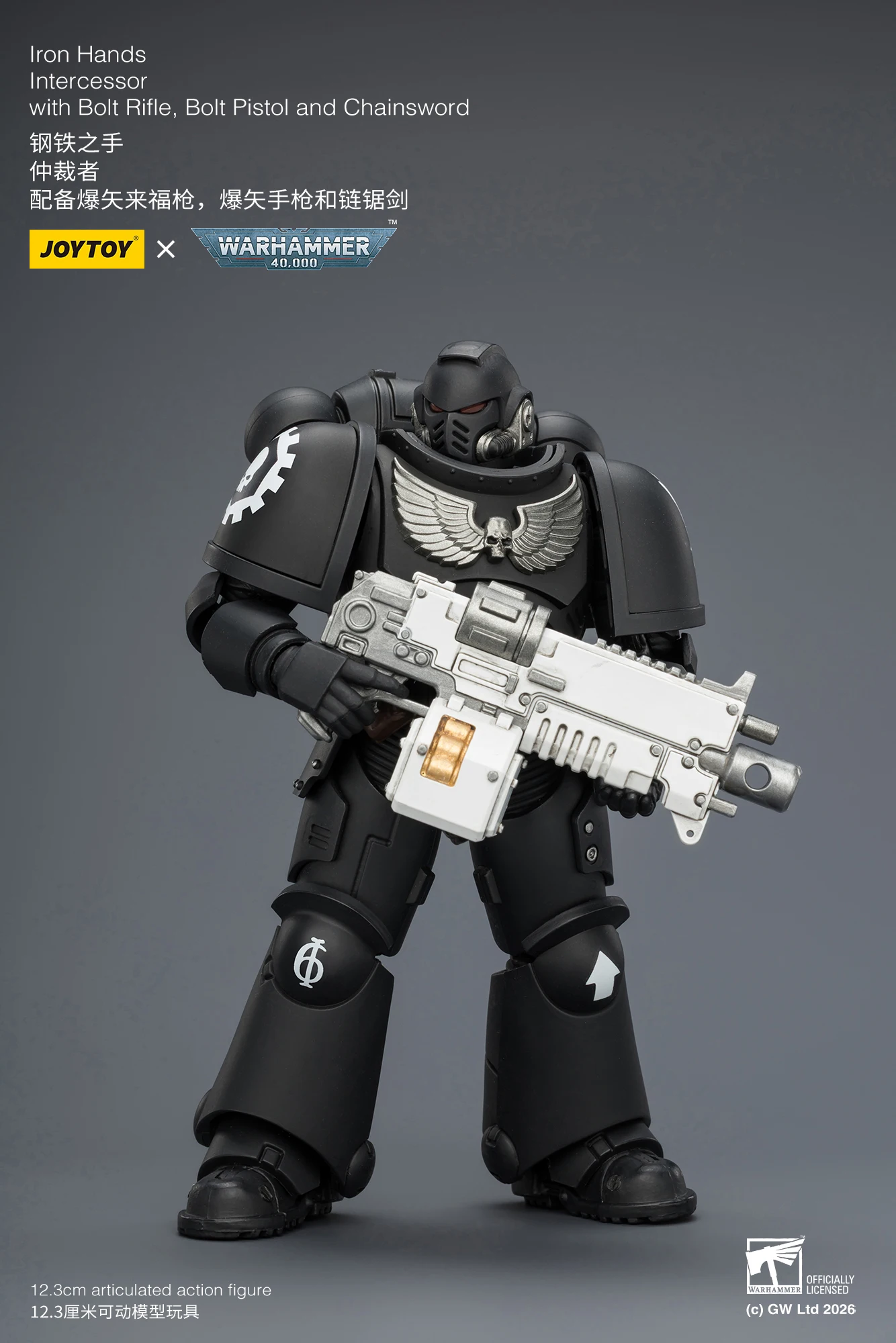 1/18 JOYTOY Actionfigur 40K Ultramarines Imperial Fists Blood Angels Intercessor Anime-Modell Sammlerstück – Detail 14