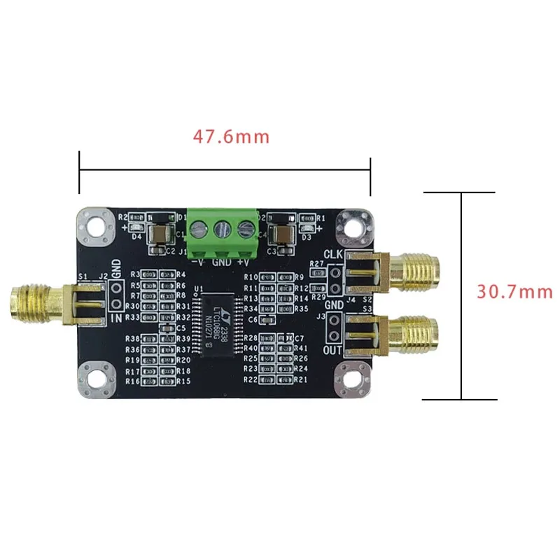 LTC1068 Clock-Programmable 8th-Order Butterworth Bandpass Filter Switched-Capacitor Module with 1Hz-25kHz Range