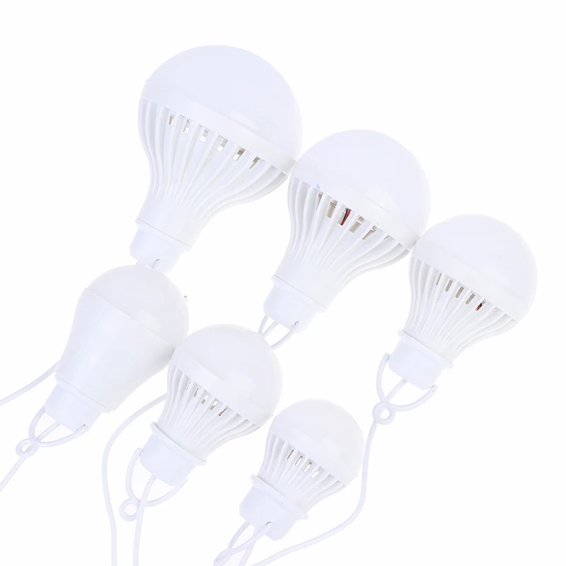 5V 3W-12W USB Bulb Light portable Lamp LED for hiking camping Tent travel Work