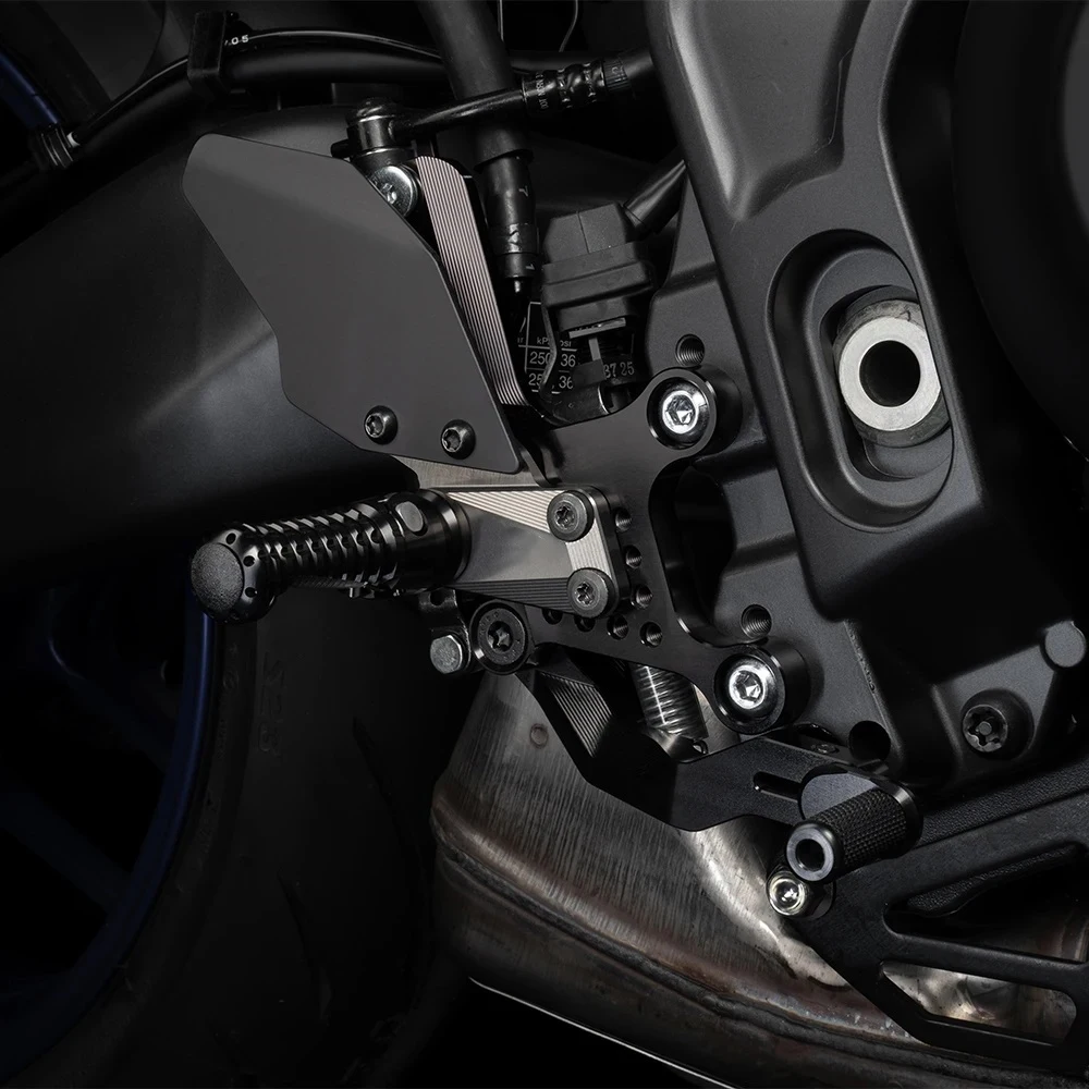For YAMAHA MT09 2024 2025 Step up pedal adjustable rear foot pedal gear lever brake kit