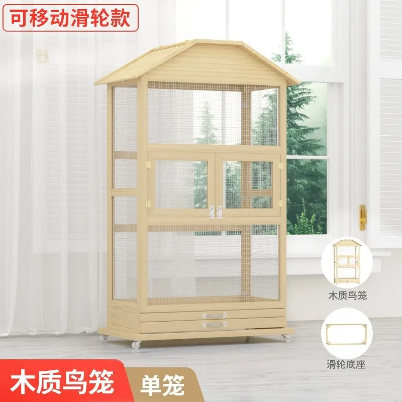 Super large pine heightened large cage Daquan Hupi Xuanfeng luxury villa breeding cage