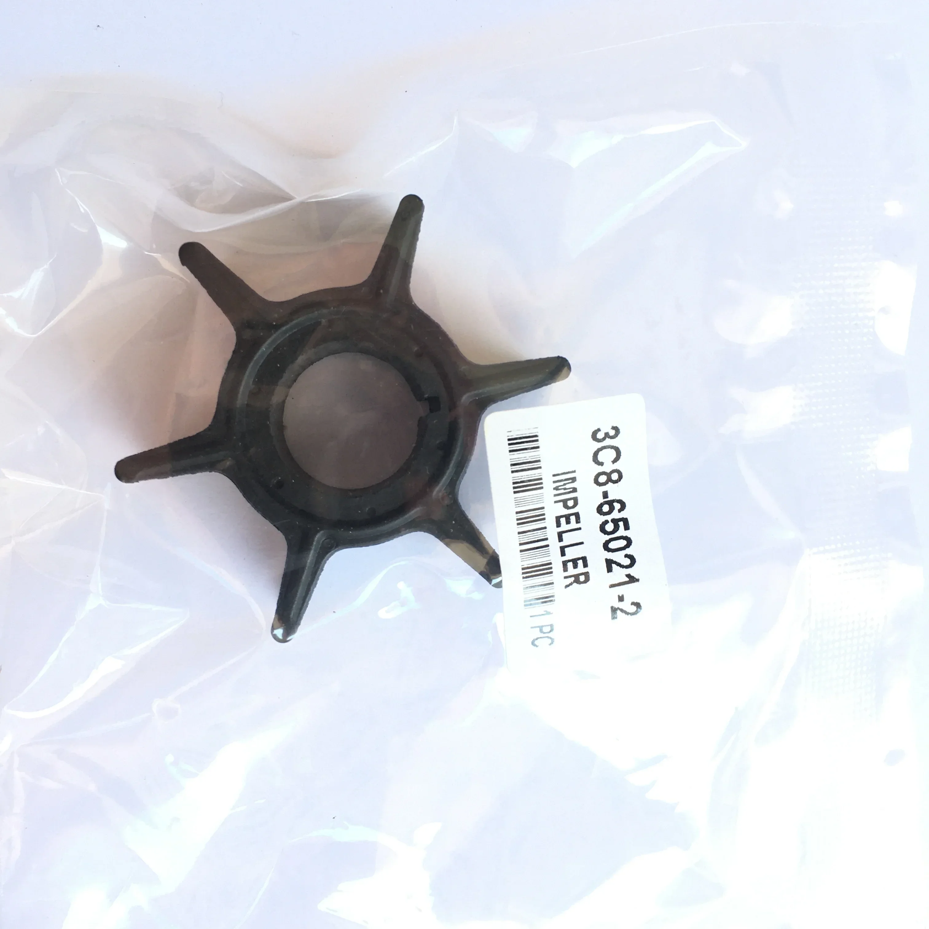 3C8-65021-2 18-8922 Outboard Engine Water Impeller For Tohatsu / Nissan 30HP 40HP 50HP 2-Stroke Water Pump , Outboard Parts ,