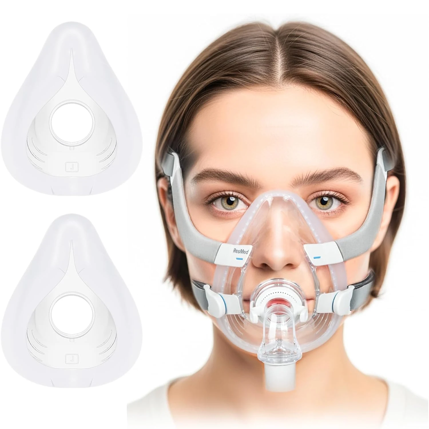 

Сменная подушечка AirFit F20 с силиконовой накладкой для носа для маски AirFit F20, аксессуары для CPAP: надежная герметизация и более мягкое прилегание