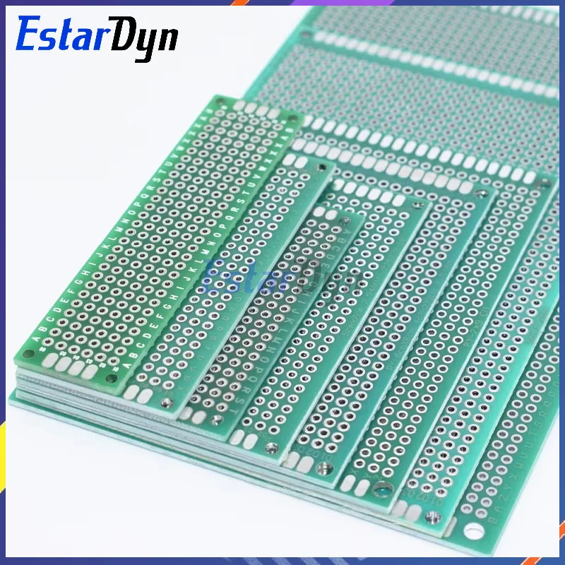 Estardyn 9x15 8x12 7x9 6x8 5x7 4x6 3x7 2x8 cm Double Side Prototype Diy Universal Printed Circuit PCB Board Protoboard  Arduino