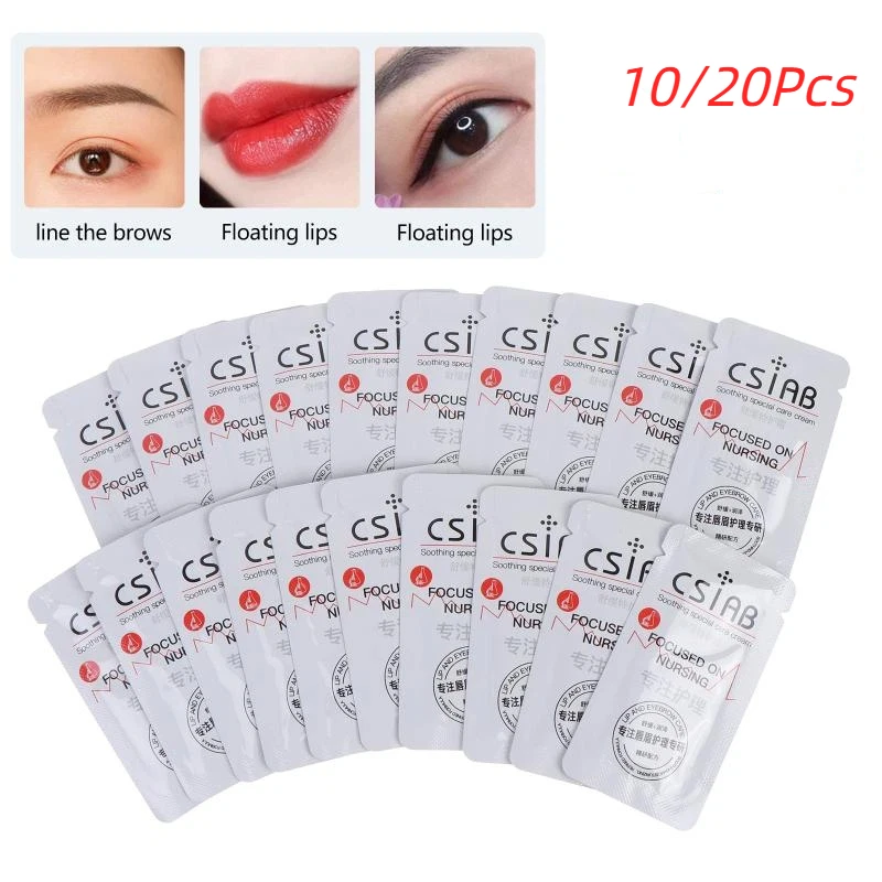 10/20Pcs Professional Safe Effective Repair Make Up Tattoo Eyebrows Renewable Cream Repair Cream