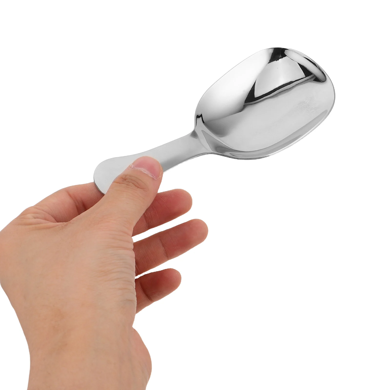 

4pcs Stainless Steel Short Handle Tea Set Thickened Metal Scoop For Coffee Beans Salt Baking Powder Kitchen Use Golden Cookie