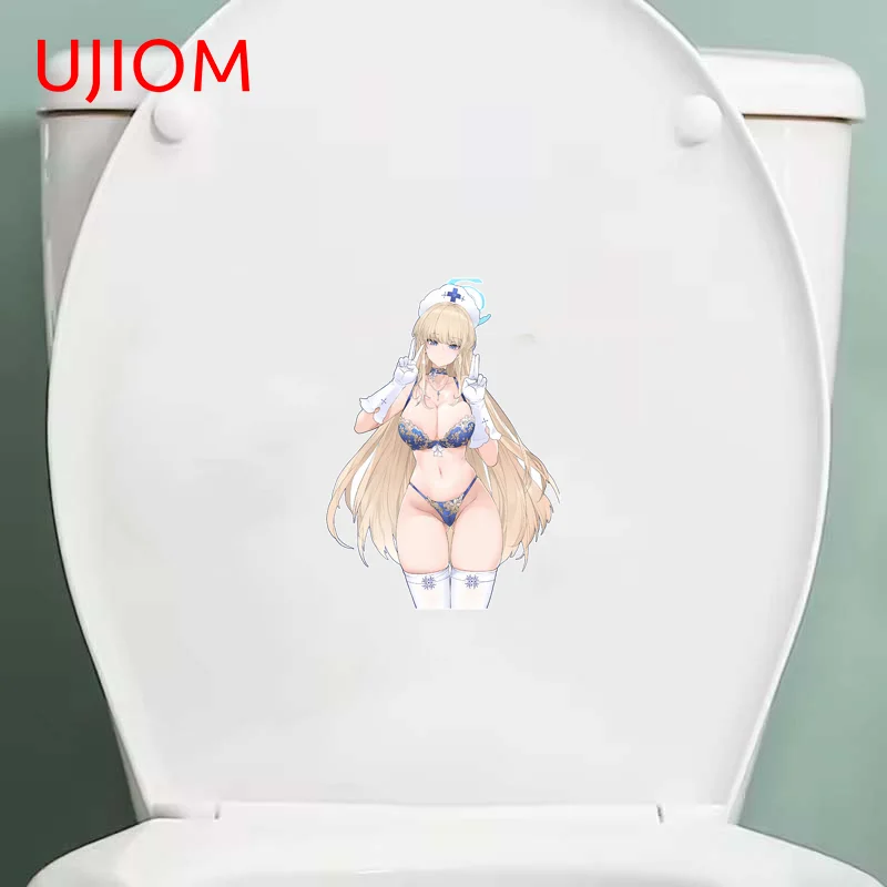 UJIOM Ichinose Asuna Eye Catching Bikini Waifu Wall Sticker Alluring Game Peripheral Decal Suitable For Air Conditioner Decor