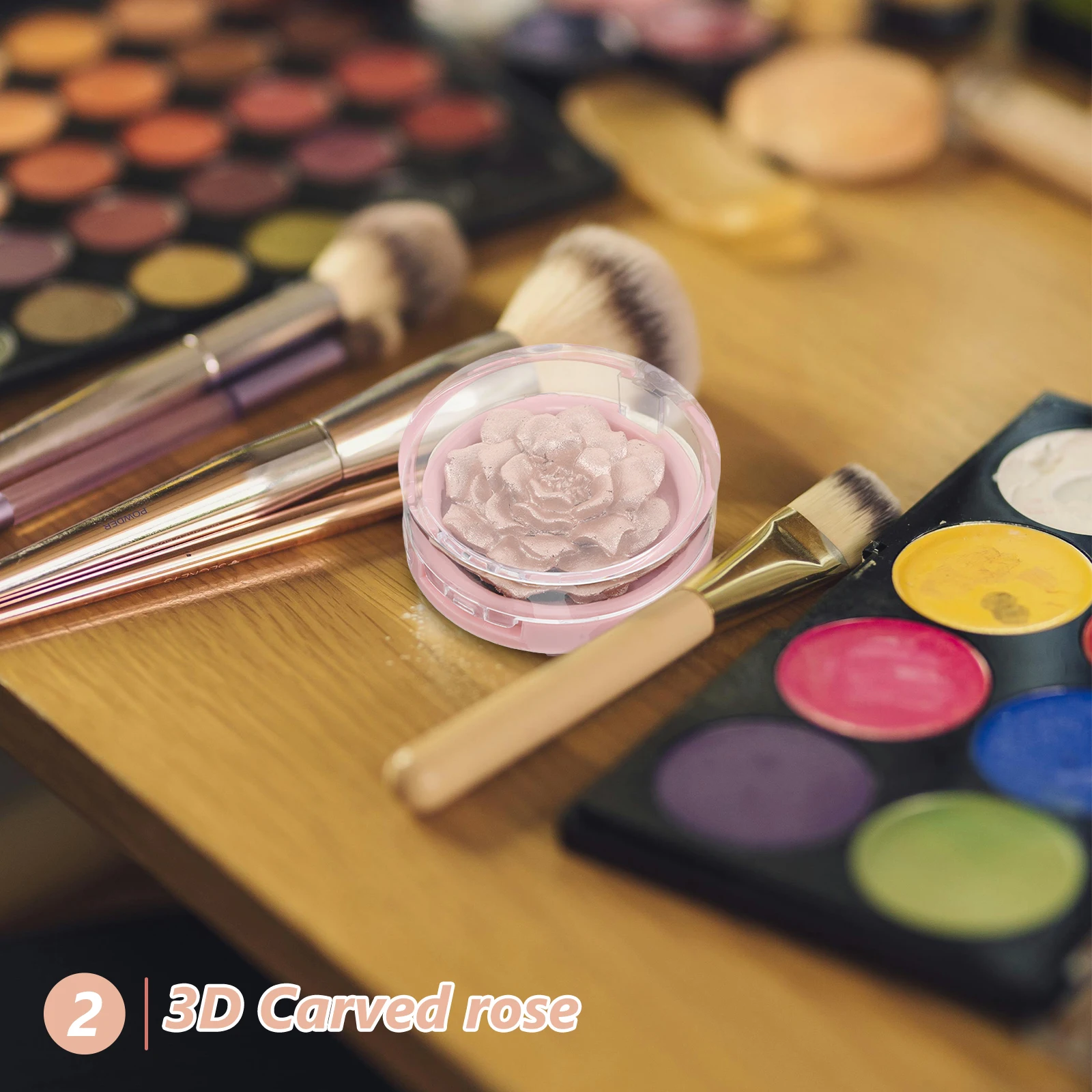 

Contour Highlighting Powder Face Highlighter Palette Glow Three-dimensional Gloss Cheek Plastic Glossy