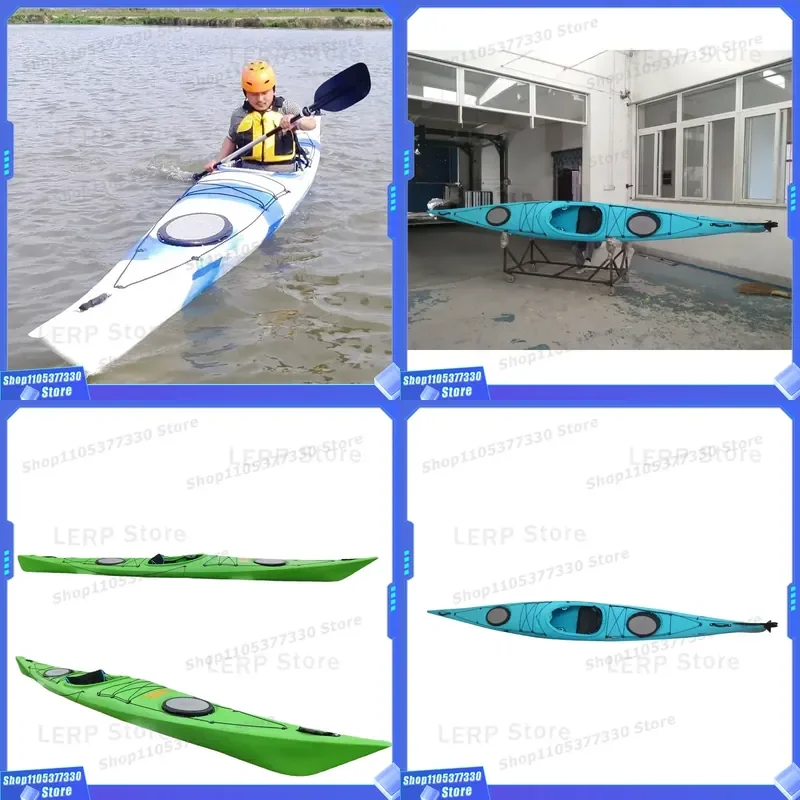 OEM LLDPE Custom Sit Inside Touring Kayak,5.2-meter Single-person Cockpit-style Plastic Sea Kayak