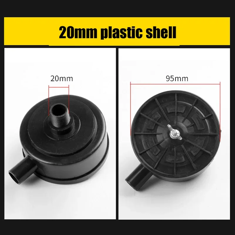 Air Compressor Silencer Muffler Noise Reducer Air Filter 20mm Pump Accessories Pipe Water Stopper Tools Pneumatic Compressor