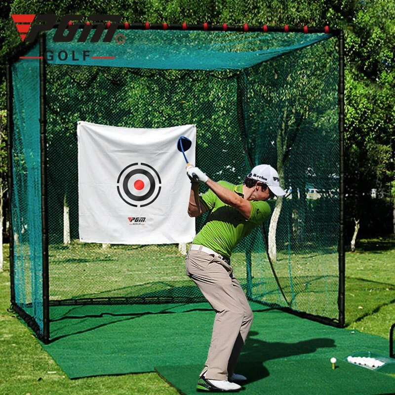 PGM Drive range 3*3M Golf Hitting Cage Golf hitting Rang with target