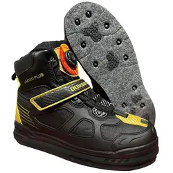 NEW Adult Waders Black Outdoor Fishing Rubber Boots Felt Sole Hiking Breathable Fly Shoes Anti-slip Waterproof Boots