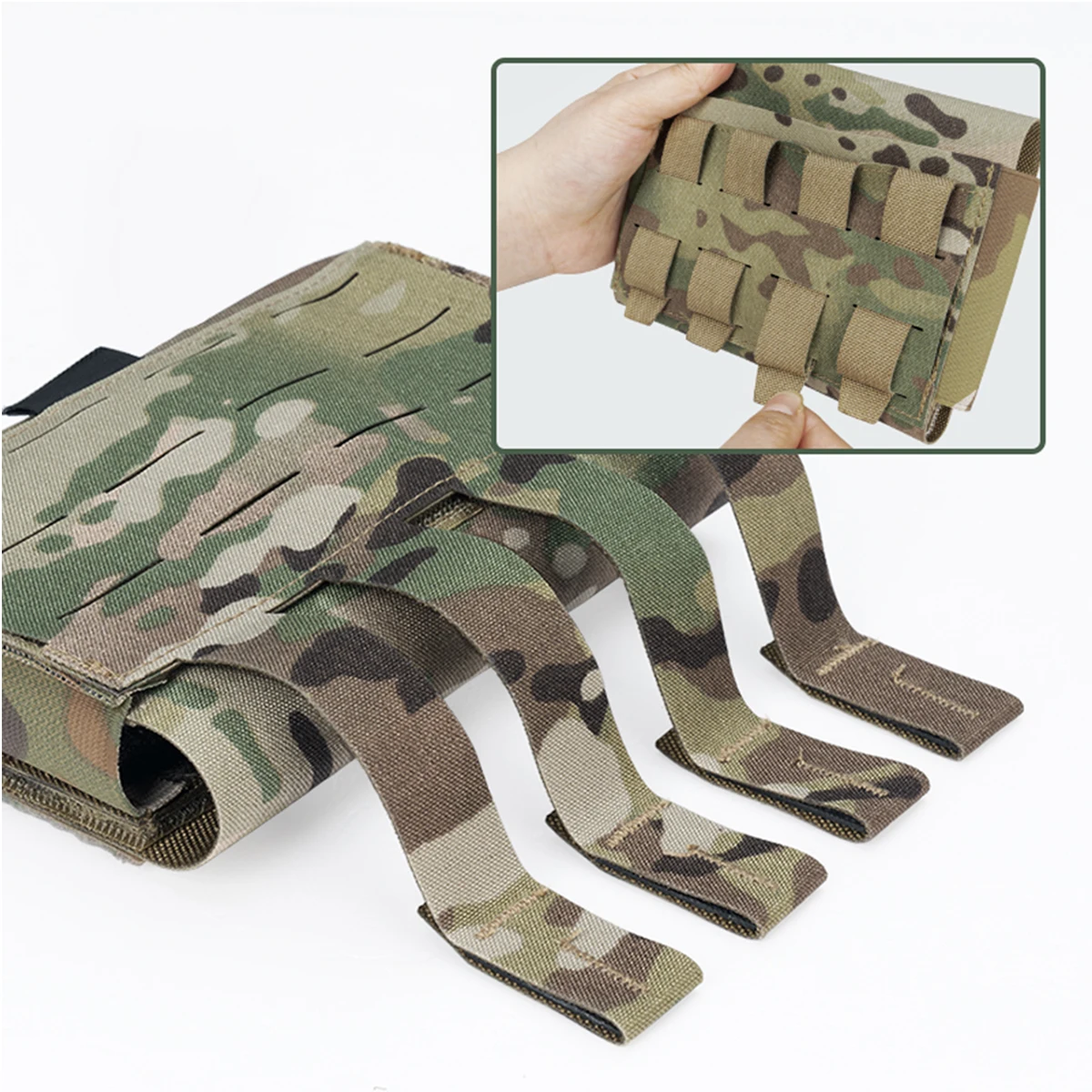 Tactical medical kit, quick-release MOLLE first aid kit, hunting clothing and accessories suitable for hunting, camping, etc