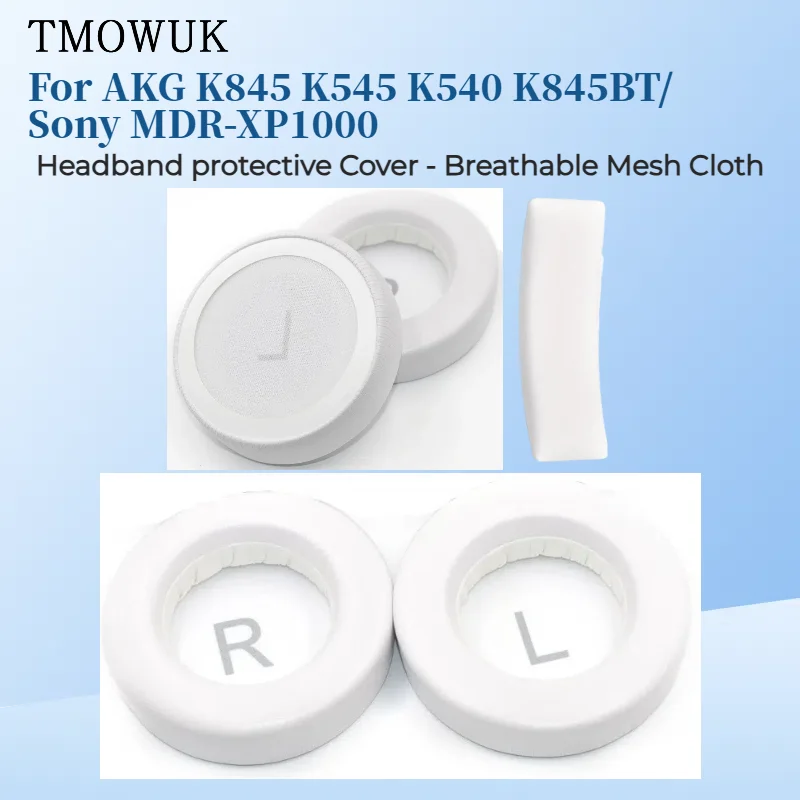 

For AKG K845 K545 K540 K845BT/Sony MDR-XP1000 Headphones Repair Parts Replacement Ear Pad Cushion Cups Ear Cover Earpads TOMWUK