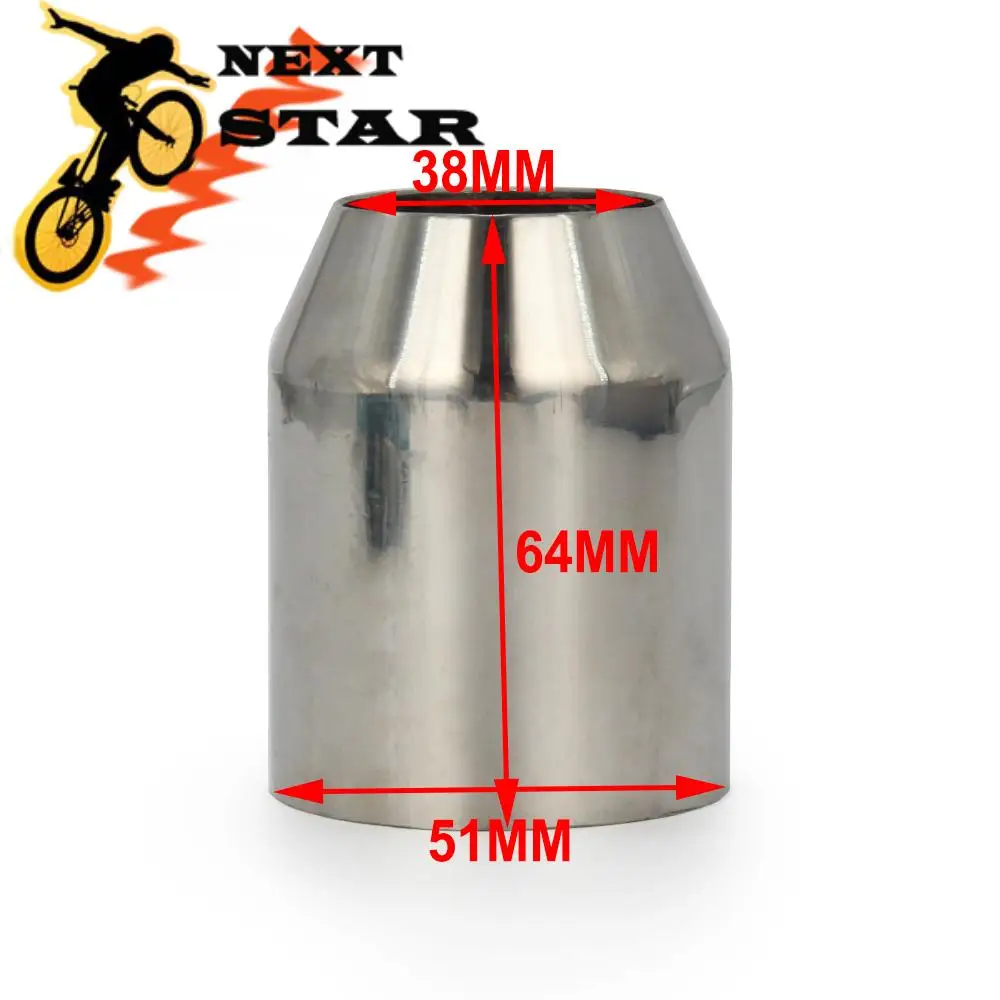 Universal 38-51MM Motorcycle Exhaust Pipe Muffler Escape Accessory For 38-51MM Dirt Bike Street Bike Scooter ATV Quad
