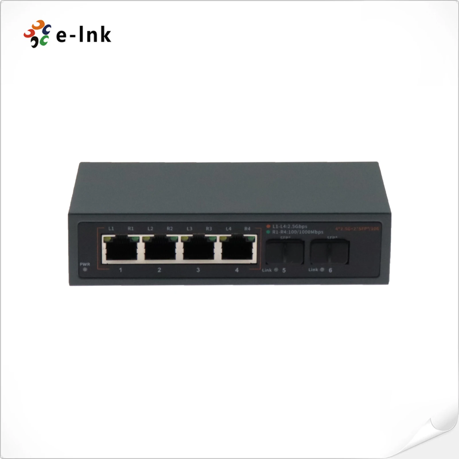 مفتاح إيثرنت تجاري مع بو اختياري ، 4 منافذ ، 4 جيجابايت في الثانية ، RJ45 + 2x10G ، ألياف SFP ،