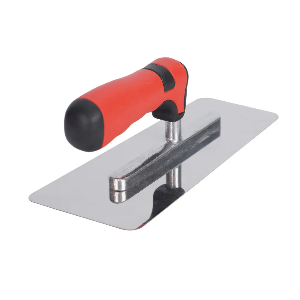 Ergonomic Stainless Steel Trowel Decorative Texture Scraper Art Coating Finishing Wall Smoothing Professional Tool