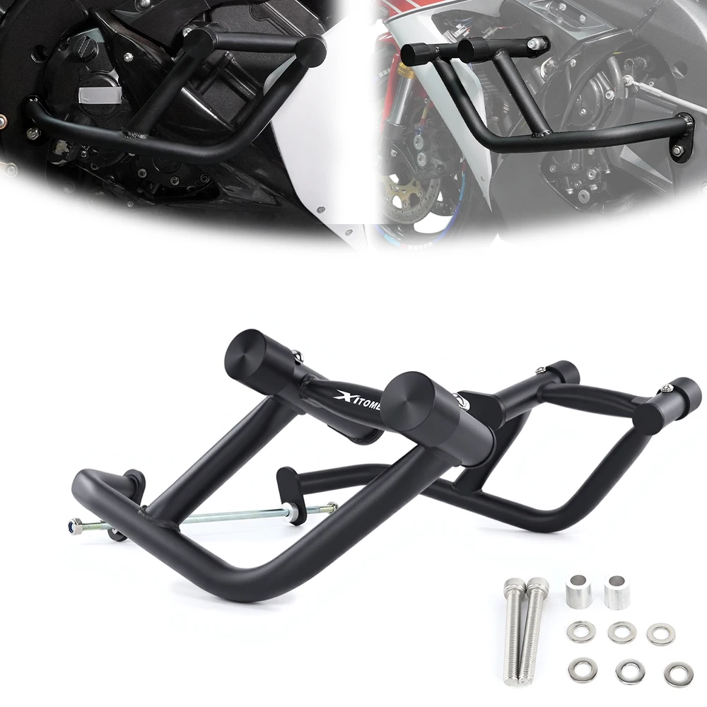 Motorcycle Stunt Cage Crash Cage Engine Guard Highway Bars Bumper Protector Race Rail YZF-R1 YZFR1 R1 2004 2005 2006 For Yamaha