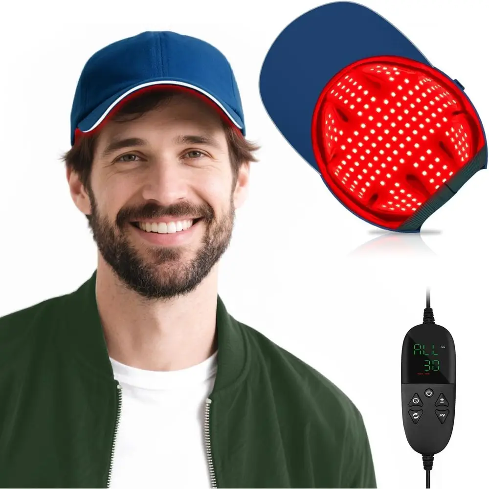 Adjustable Size 630nm-940nm Infrared Light Hat with Pulse Control