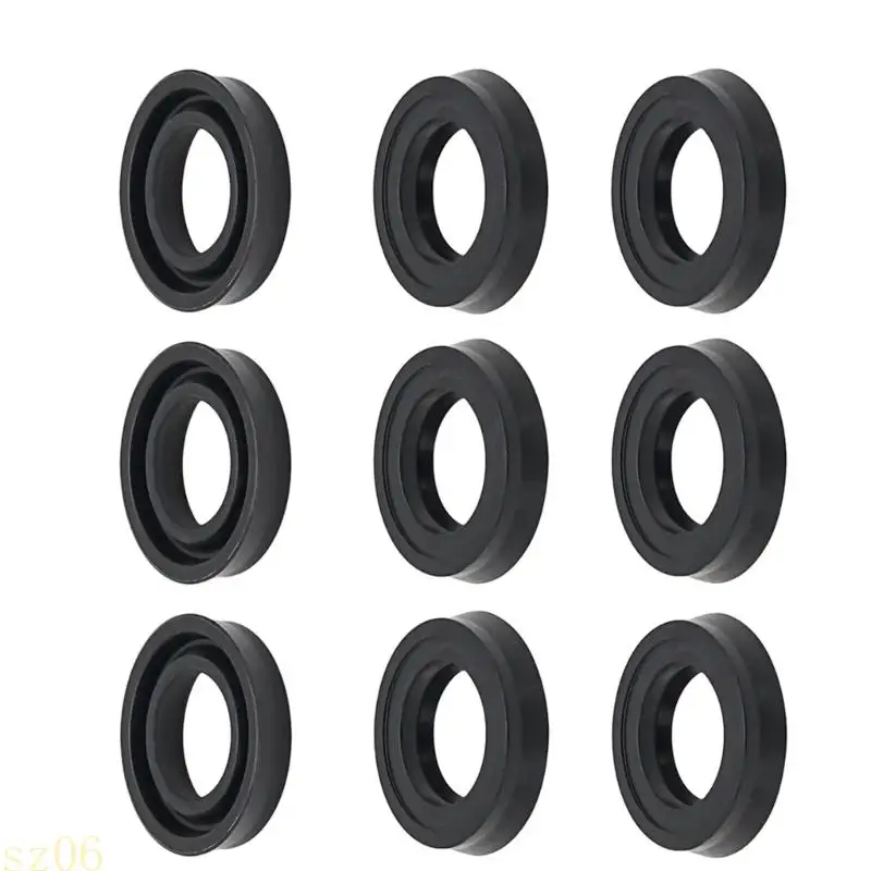 Q2Q4 10Pcs High Pressure Water Seals 204084GS, 200345GS Leak Proof Pumps Seals Rubber