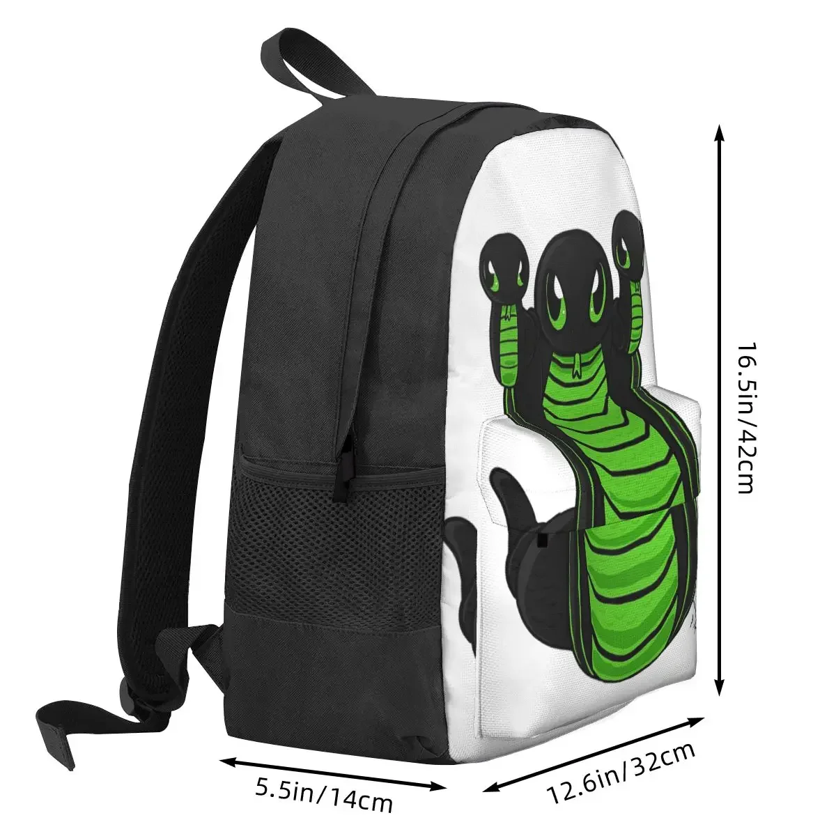 Alpha Sneki Snek Gamer Razer Backpacks Boys Girls Bookbag Students School Bags Cartoon Kids Travel Rucksack Shoulder Bag