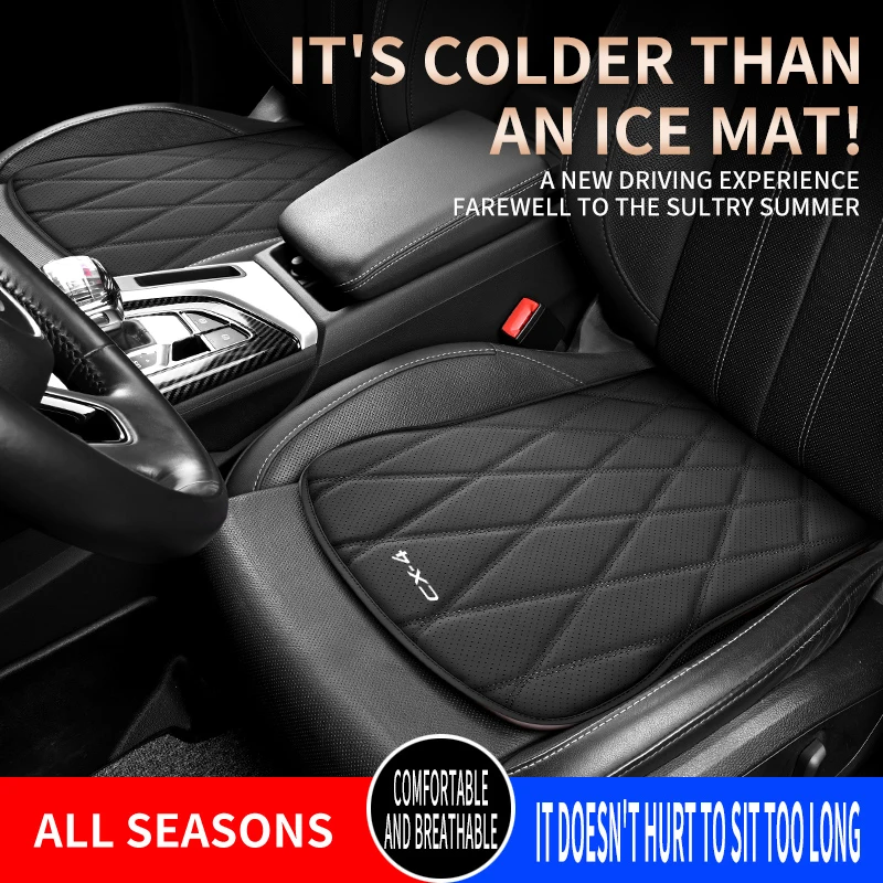 Genuine Leather Car Front Seat Cushion Anti-slip Breathable Car Seat Cushion Protective Cover For Mazda CX3 CX4 CX5 CX-5 2011