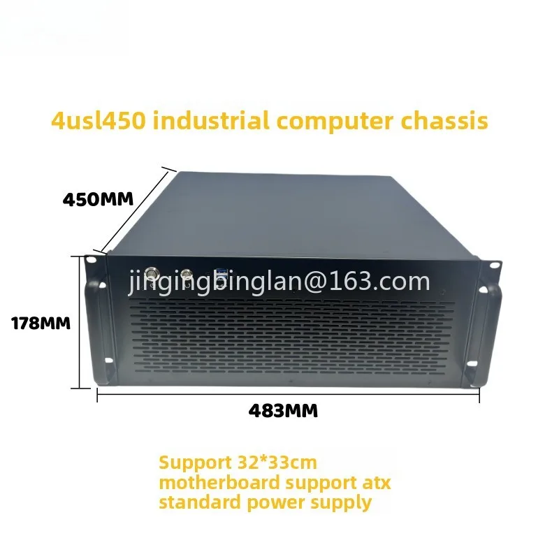 Factory direct 4U server chassis main board graphics card radiator 360 water cooling row 8 slot ATX power supply USB3.0