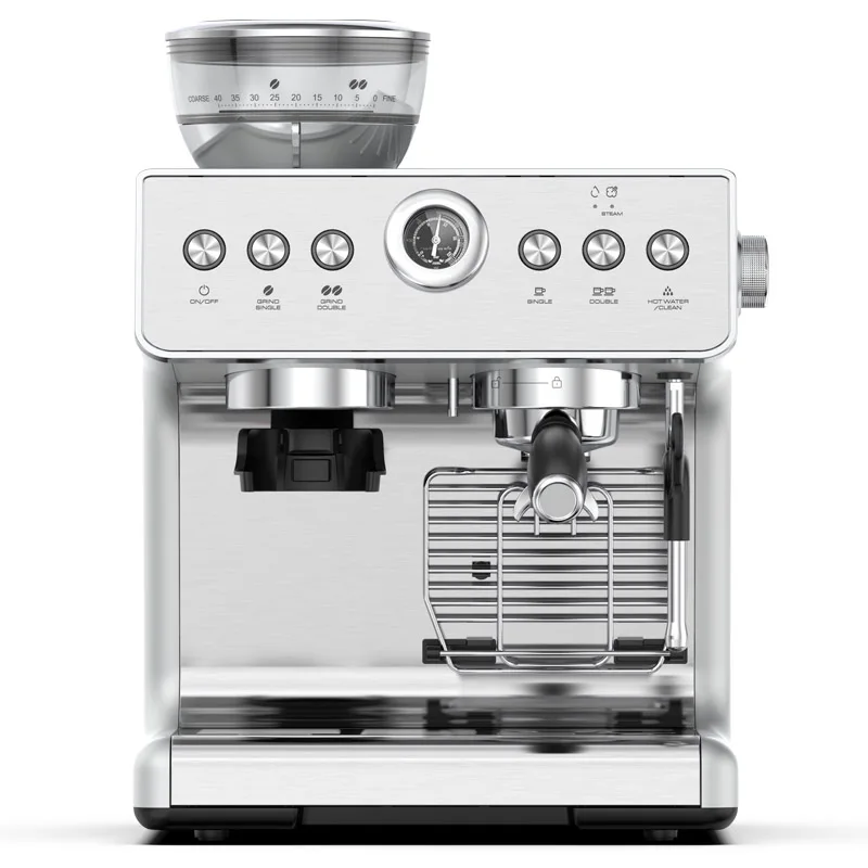 20 Bar Espresso coffee maker with Milk Frother steam wan high pressure 2350W cappuccino coffee machine