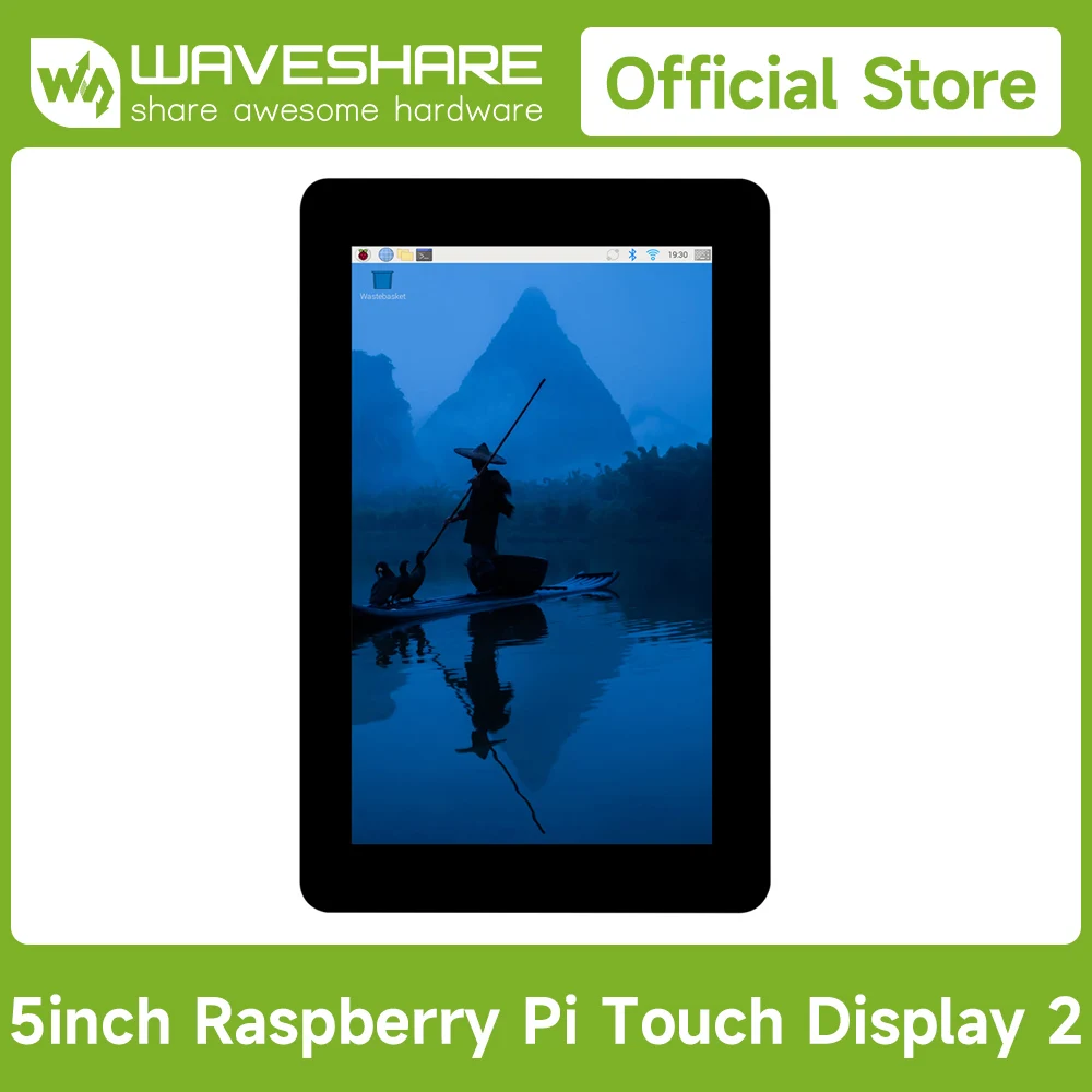 

Official Raspberry Pi 5inch Capacitive Touch Display 2, 720×1280, DSI, 5-Point, IPS Display for Raspberry Pi 5/4B/3B+/3A+/3B