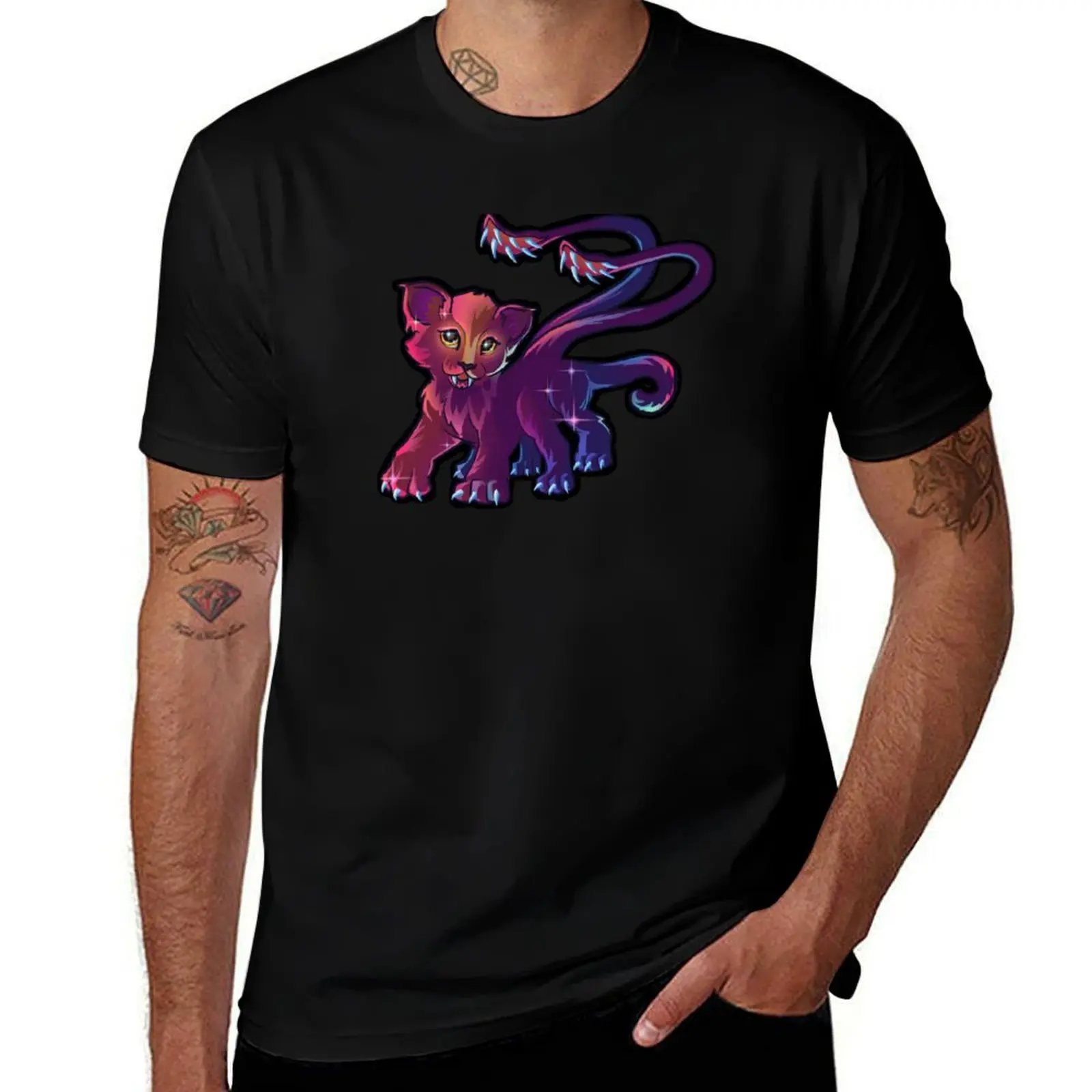 Cute monster crystal cave (NO BACKGROUND) T-Shirt Funny t-shirts oversized t shirt shirts graphic tee men