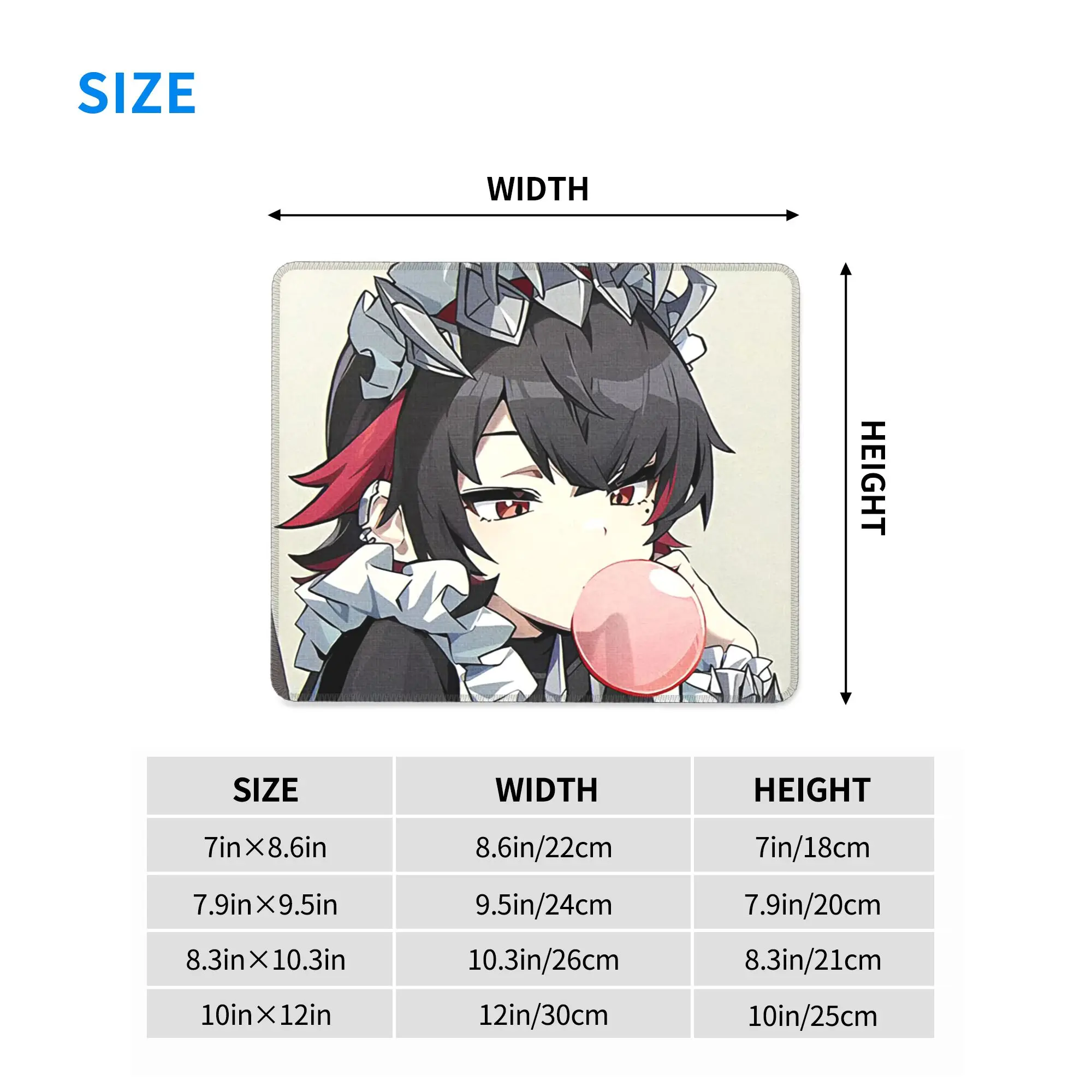 Game Zenless Zone Zero Ellen Joe Mouse Pad Computer Keyboard Mouse Mat Gaming PC Laptop Desk Mat Office Accessories Table Mats