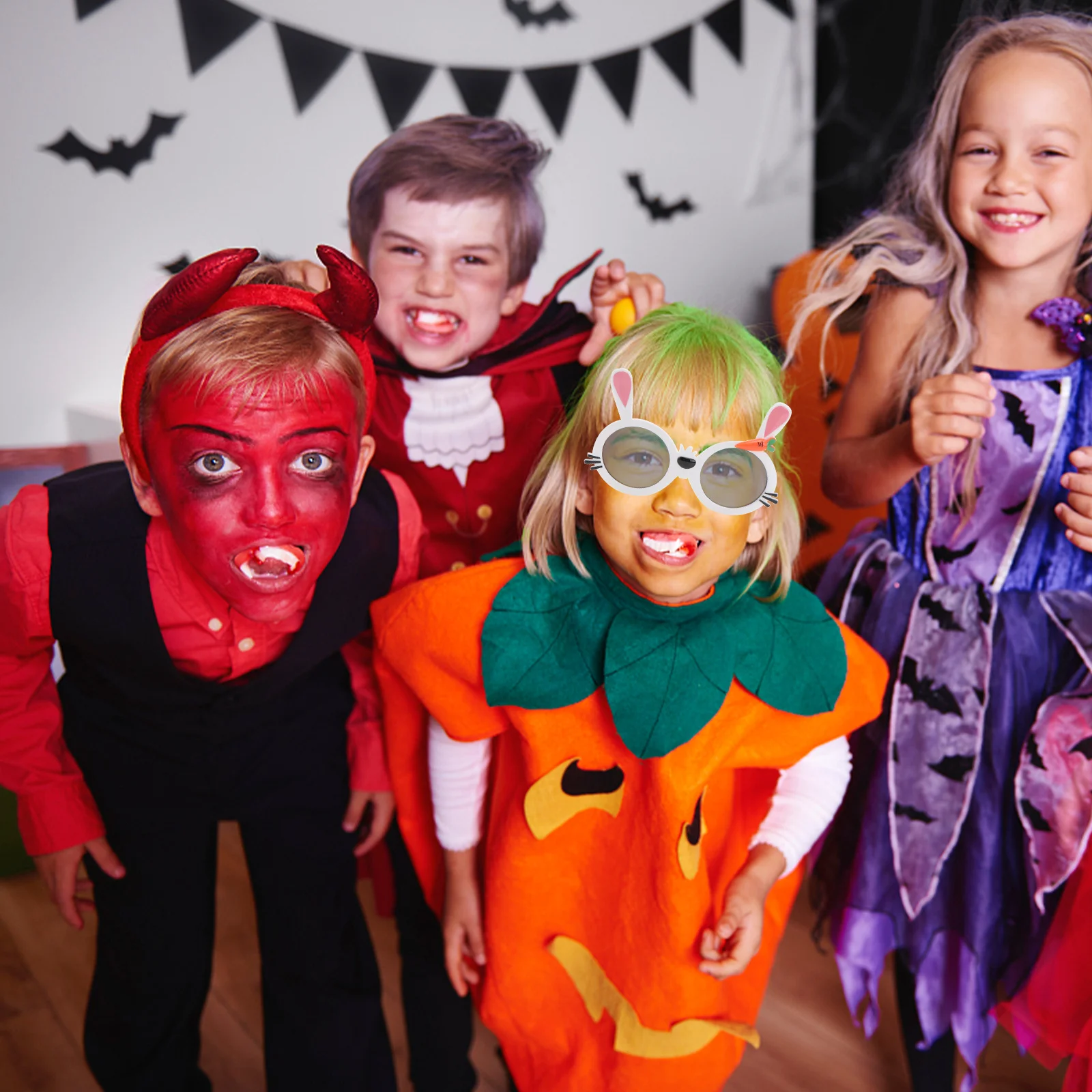 

1Pair Kids Cartoon Sunglasses Funny Party Eyewear Durable Creative Photo Prop Lovely Outdoor Glasses Lovely Sunglasses