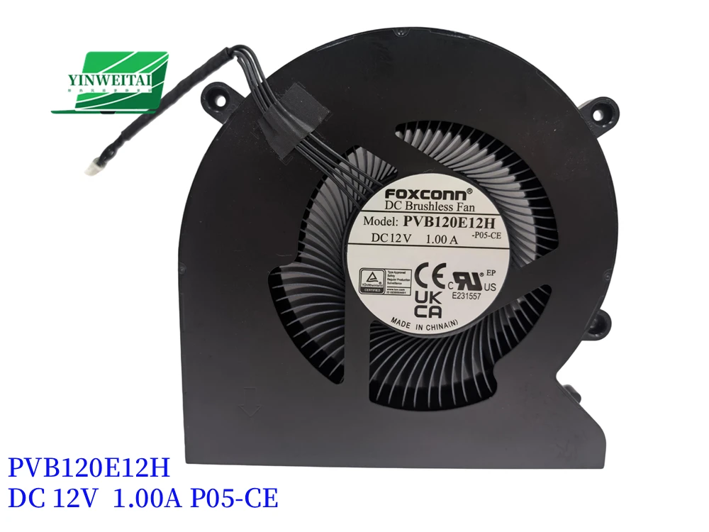 FAN FOR NUC QQ0R DFSCL42P165934 1323-01L5000 PVB120E12H P05-CE DC 12V 1A