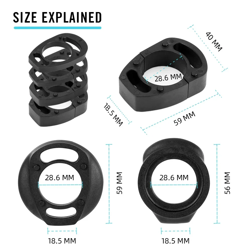 RYET Plastic ACR Aero Headset Spacer 28.6mm 1 1/8