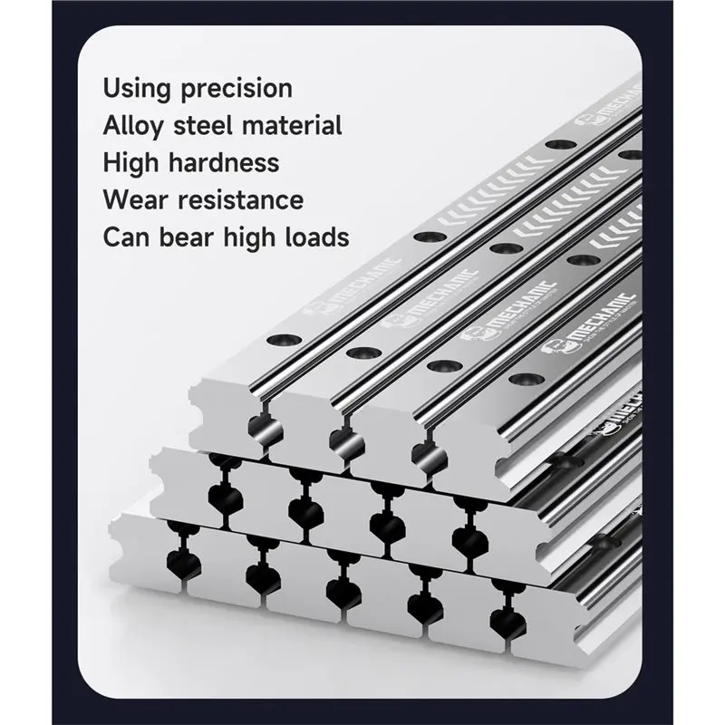 chch-mechanic-for-microscope-slide-rail-hg15-for-microscope-repair-positioning-smooth-noiseless-durable-alloy-steel-track