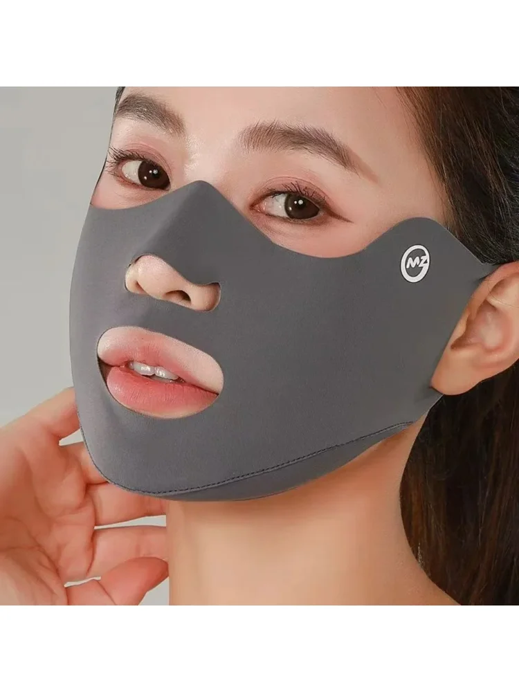 

Summer Anti-UV Sun Face Mask Traceless Sports Exposed Mouth Nose Golf Mask Breathable Surf Hiking Face Cover Dustproof Mask