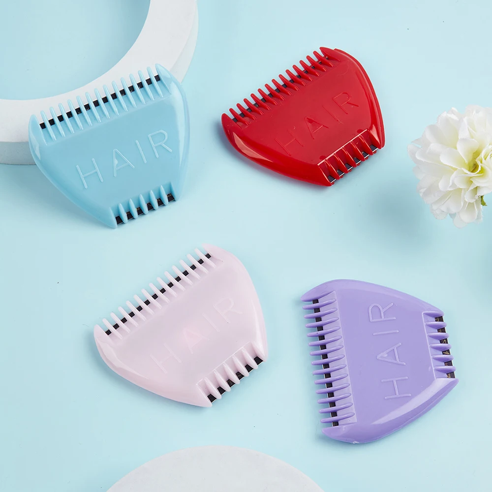 Salon Hair Razor Comb Sharp Hair Cutter Comb Double Edge Razor Hair Cutting Comb for Thin and Thick Hair Trimming and Styling