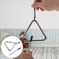 Triangle Musical Early Education Instrument Toy Kids Toys Stainless Steel Iron  Children Triangle Music Enlightenment Instrument