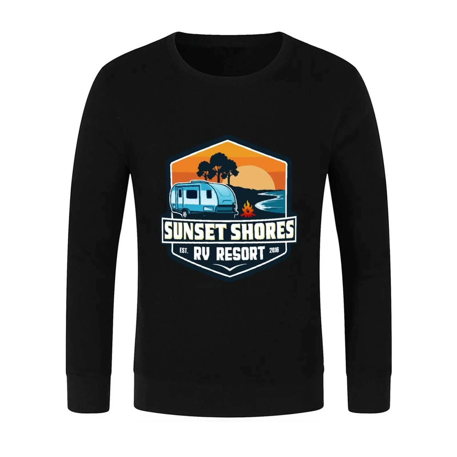 مجموعة تي شيرت رجالي من Shorefront، ملابس خريفية، ملابس على الطراز الكوري، بلوزة، بلوزات جمالية #2