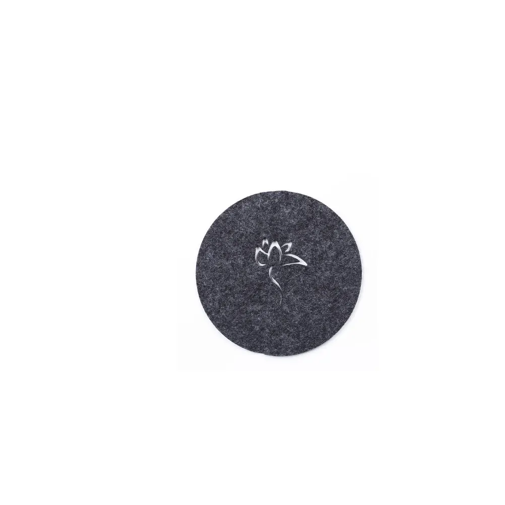 

20 Pcs Absorbent Coaster Felt Water-absorb Coasters Hollow Out Skidproof Pad Anti Drink Mat Cup