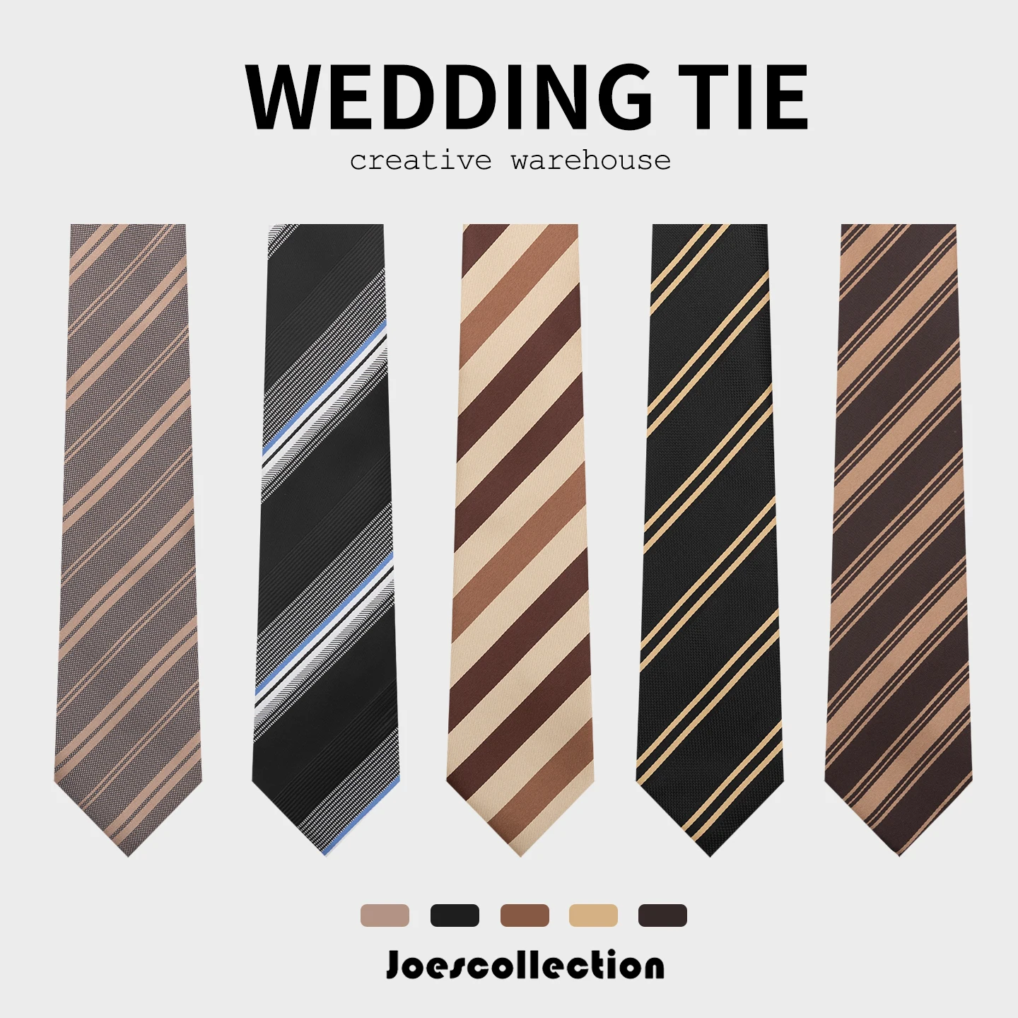 casual-wedding-men's-tie-original-design-striped-shirt-accessory-for-daily-business-occasions-chinese-manufacturer