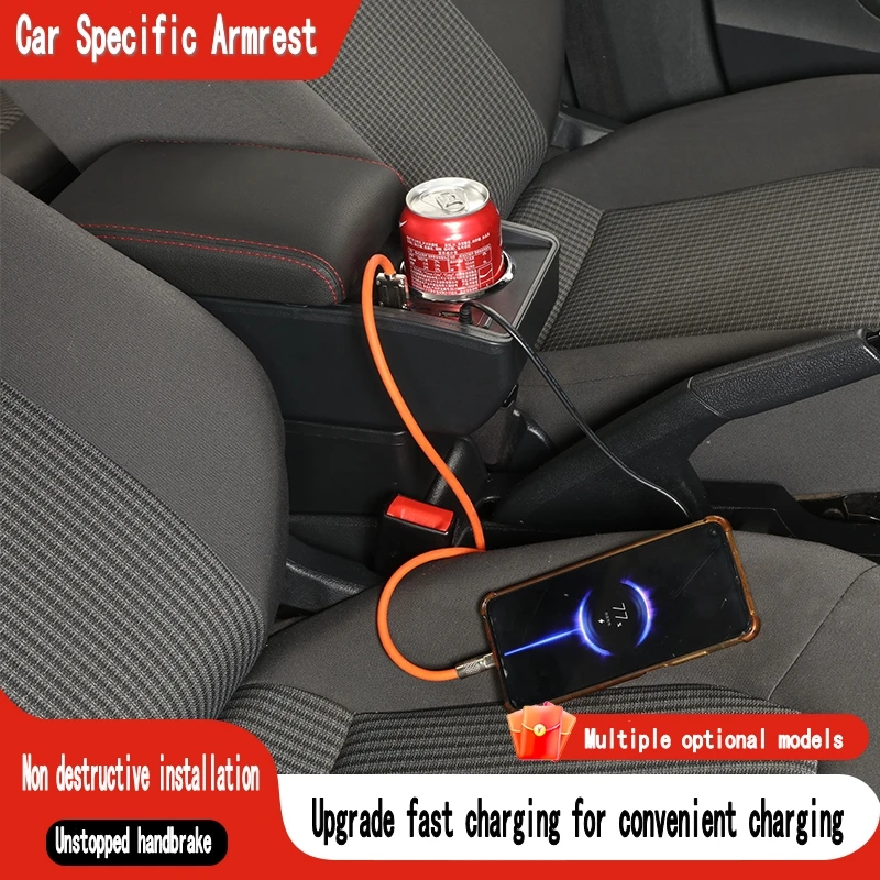 Car Duster II 2 Armrest box﻿ elbow support central content store case console storage